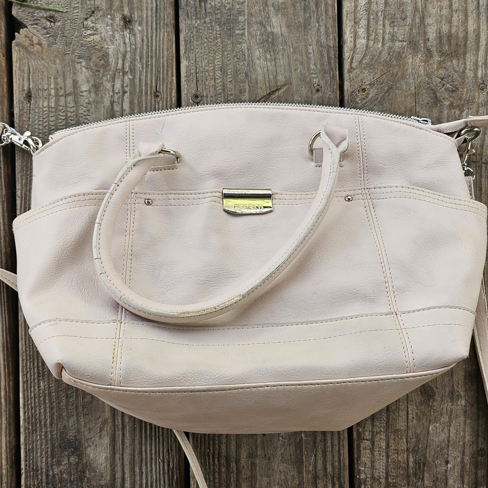 Fossil Pink Leather Women's Bag